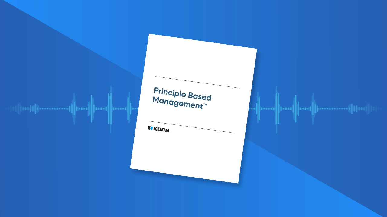 Principle Based Management Booklet Audio